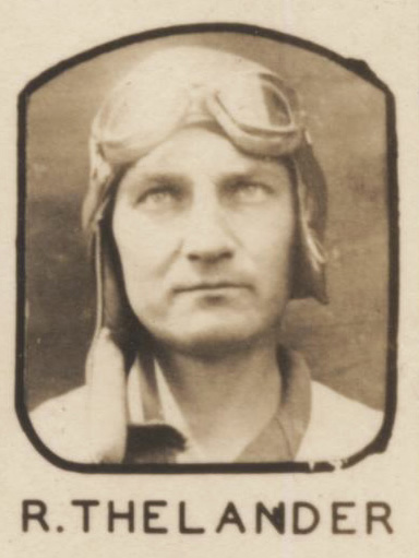 R. Thelander, World War II, Airplane Machanic